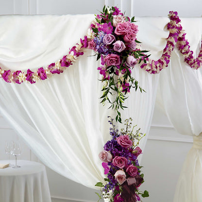 Color & Light Chuppah Decor – BILLY'S WITTENBERG FLORAL, Wittenberg WI