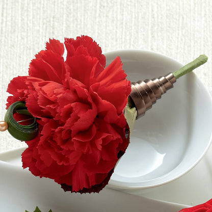 Red Carnation Boutonniere – BILLY'S WITTENBERG FLORAL, Wittenberg WI